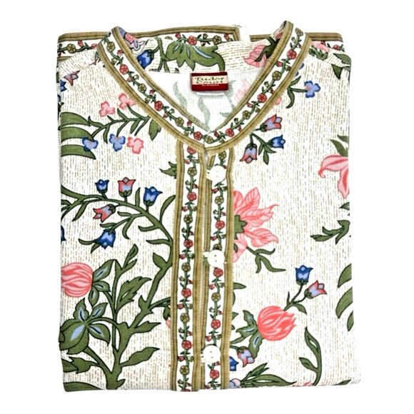 Haband Tops - Tudor‎ Court by Haband Women's 100% Cotton Floral Jacket, Size XL